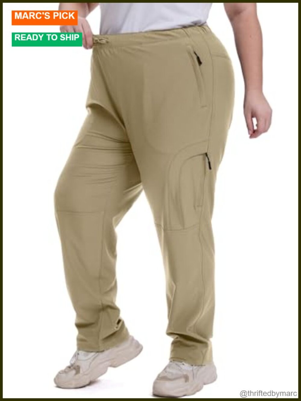 Plus Size Hiking Pants Waterproof UPF 50 Cargo